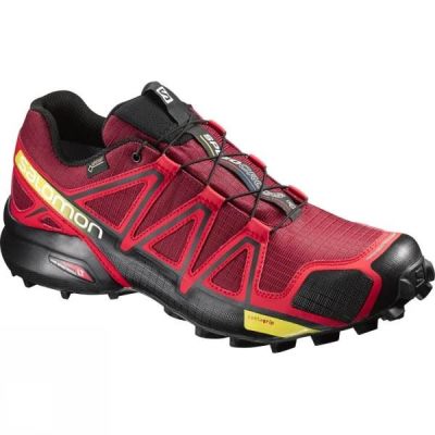 Zapatillas Running Salomon Speedcross 4 GTX Hombre - Rojas - Chile IZV672549